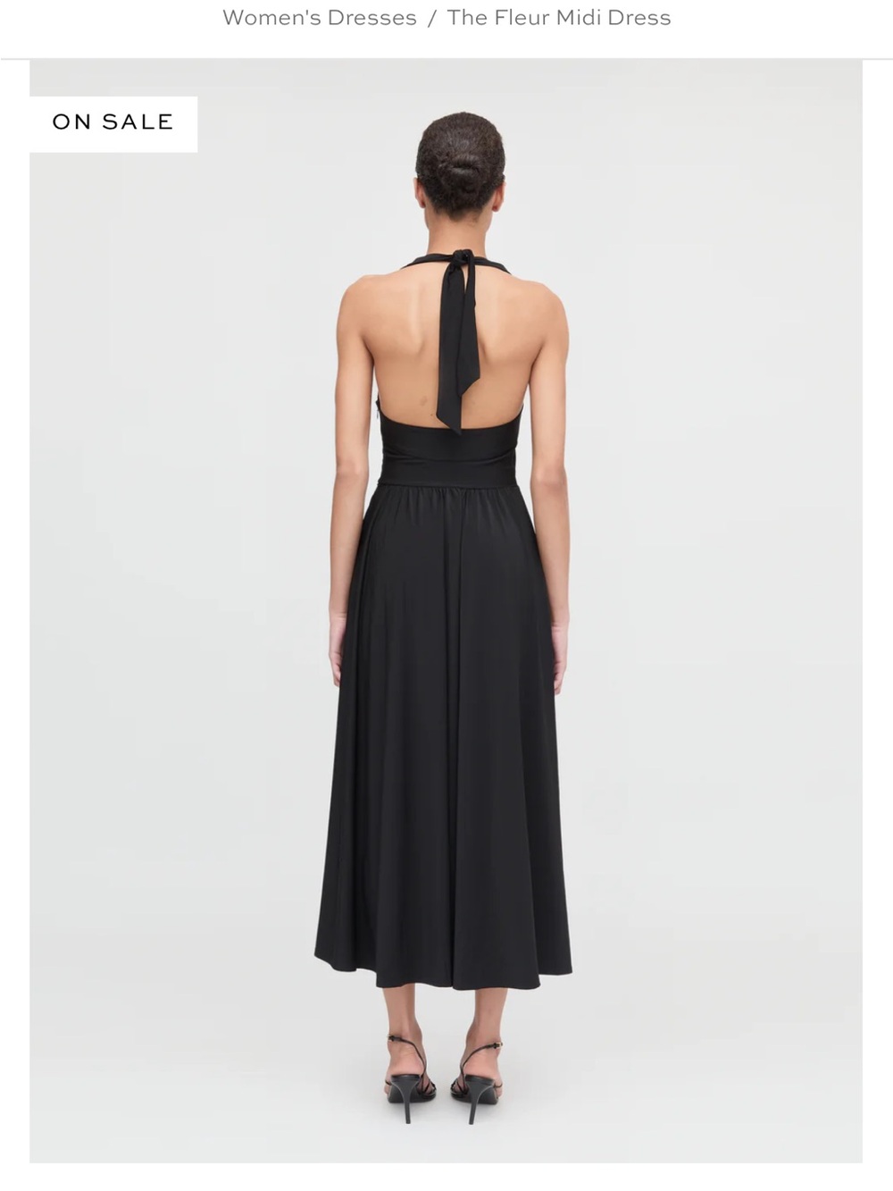 Hill House The Fleur Midi Dress - Picture 2 of 7